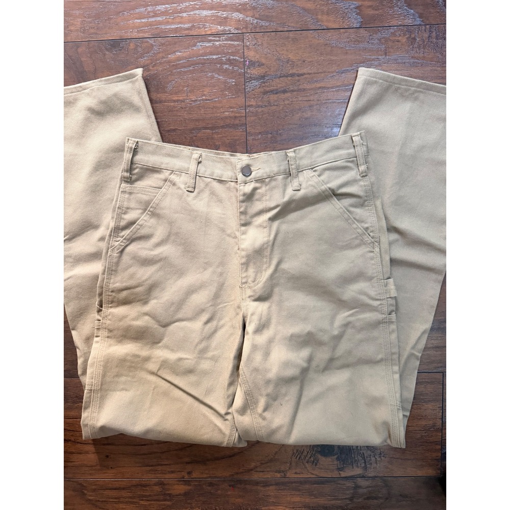 Rasco FR Flame Resistant Carpenter Work Pants Khaki Tan 32x36 CFR1202 NFPA 2112‎